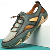 Hommes maille épissage confortable antidérapant Soft élastique à lacets couture à la main chaussures décontractées
