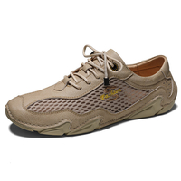 Hommes Mesh Respirant Antidérapant Confortable Lacets Élastiques Bande Chaussures Décontractées