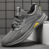 Hommes Mesh Respirant Antidérapant Soft Élastique Bande Chaussures De Plein Air Décontractées