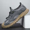 Hommes Mesh respirant évider couture à la main Soft bas antidérapant chaussures de sport décontractées