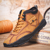 Hommes Microfibre Cuir Respirant Couture À La Main Soft Crocodile Grain Semelle À Lacets Chaussures Décontractées