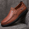 Hommes Microfibre Cuir Respirant Soft Semelle Slip-On Chaussures Business
