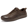 Hommes Microfibre Cuir Soft Semelle Lacets Confortables Chaussures Décontractées