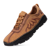 Hommes Microfibre Respirant Couture À La Main Crocodile Grain Soft Semelle Flamme Motif À Lacets Casual Chaussures