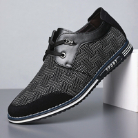 Hommes Microfibre Respirant Soft Bas À Lacets Confortables Mocassins Casual Chaussures De Travail