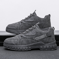 Hommes Microfibre Respirant Soft Semelle Antidérapante Extérieure Confortable Casual Travail Chaussures De Sécurité