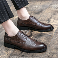 Hommes Microfibre Respirant Soft Semelle Brève Couleur Pure Oxfords Casual Chaussures De Travail