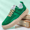 Hommes Microfibre Respirant Soft Semelle Splicing Brief Trendy One Taille Smaller Court Shoes