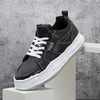Hommes Microfibre Soft Semelle Comfy Platform Pure Color One Taille Smaller Casual Court Shoes
