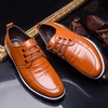 Hommes Microfibre Soft Sole Comfy Business Casual Oxfords