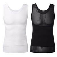 Hommes minceur shaper corps shapewear ventre ventre en corset ceinture sous-vêtements