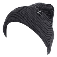 Hommes mâle Double couche tricoté Slouch Beabie chapeau en peluche sergé intérieur épaissir casquette dhiver élasti