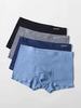 Hommes Modal Ice Silk Traceless 4Pcs Respirant Thin Comfy Home Boxers Briefs
