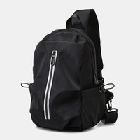 Hommes Mode Casual Chest Bag Sac à bandoulière Sac de voyage Business Bag