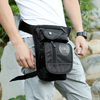 Hommes multifonctionnel mode Nylon poche de jambe pour sac de taille de sport de voyage