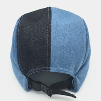 Hommes nouvelle tendance de la mode multicolore contraste couture chapeau de Cowboy sans bord chapeaux casquettes mode c