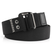 Hommes Nylon Ceinture élastique en toile tissée à lextérieur