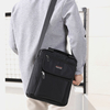 Hommes Nylon décontracté bref étanche multi-poches multi-usages 12 pouces sac pour ordinateur portable sac à main sac à