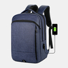 Hommes Nylon grande capacité 14 pouces sac pour ordinateur portable multi-couches sac à dos de voyage décontracté d
