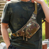 Hommes Nylon multi-portage multi-poches extérieur tactique camouflage équitation taille sac à bandoulière sac poitrine