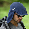Hommes Nylon Été Casual Couverture Extérieure Visage UV Protection Pêche Escalade Chapeau Respirant Amovible Béret Chape