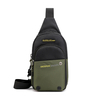 Hommes Nylon tissu Sport léger décontracté sac à bandoulière grande capacité sangle réglable pêche poitrine sac