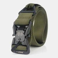 Hommes Nylon tressé 125 cm aimant à dégagement rapide boucle dinsertion multifonctionnelle formation en plein air c