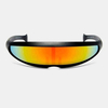 Hommes One-piece Personality Space Robot SF Movie Fashion Cool Lunettes de soleil