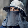 Hommes Outdoor Hinking Hat Housse de protection dété Visière Visage Outdoor Fishing Hat