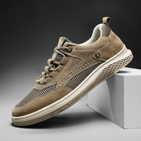 Hommes Outdoor Mesh Fabric Respirant Wearbale Casual Chaussures de randonnée
