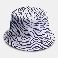 Hommes Overlay Horse Pattern Casual Travel Pliable Sunshade Hat Bucket Hat
