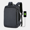 Hommes Oxford 15, 6 pouces de chargement USB Business Laptop Bag Sac à dos