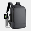 Hommes Oxford 15, 6 pouces de chargement USB multi-poches Business Laptop Bag Sac à dos