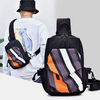 Hommes Oxford Tissu Casual Mode Étanche En Plein Air De Stockage Poitrine Sac Bandoulière