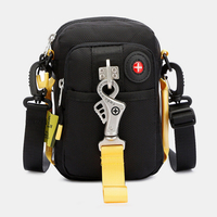 Hommes Oxfords fermer extérieur décontracté étanche deux voies taille sac Mini grande capacité Phoen sac sac à bandouliè