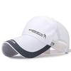 Hommes parasol décontracté Mesh Cap mince respirant casquette de baseball en plein air été longue chapeau de soleil
