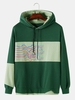 Hommes Patchwork Streetwear Mode Casual Hoodies