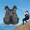 Hommes Pêche Réfléchissant Multifonctionnel Tactique Pêche En Mer Life Bag Sac Poitrine Sac Sac De Pêche