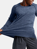 Hommes Plaine Haute Élasticité Col Ras Du Cou Décontracté Manches Longues Soft T-Shirts