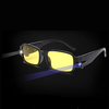 Hommes plein cadre multifonction LED Vision nocturne avec lampe détecteur de devises éclairage UV Protection lunettes de