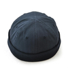 Hommes Plus taille chapeaux rétro solide sans bord chapeau réglable chaud calotte marin casquette