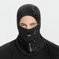Hommes Plus Velours Épais Garder Au Chaud Coupe-Vent En Plein Air Équitation Cou Protection Du Visage Turban Masque