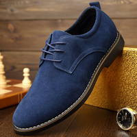 Hommes pointus aux pieds Casual Soft Bureau en daim Oxfords