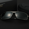 Hommes Polarized Sun Glassess Vintage Outdooors Sports Driving Square Full Frame Lunettes Gafas