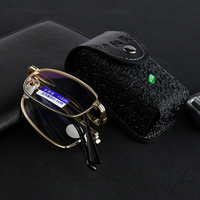 Hommes Portable plein cadre pliable mode résine Anti-bleu lunettes de lecture lunettes hypermétropie lunettes presbytes