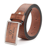 Hommes PU Cuir Alloy Aiguille Boucle Ceinture Ceintures Décontracté loisirs Pin Boucle Ceinture Ceinture