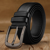 Hommes PU cuir résistant à lusure 120 CM boucle ardillon rétro sauvage décontracté jeans costumes ceinture