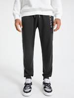 Hommes Rayé Japonais Taille Élastique Cheville Longueur Poches Décontractées Pantalon Décontracté