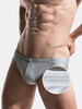 Hommes Rembourrés de couleur unie Rembourré Sexy Maillots de bain Low Rise Slip Maillots de bain