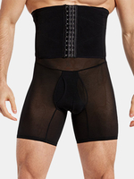 Hommes Respirant Abdomen Contrôle Moraillon Taille Haute Hanche-Lifting Sport Sécurité Fitness Body Shaping Pantalon